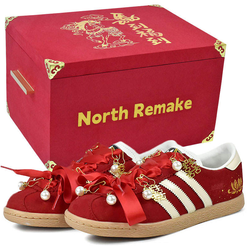 Adidas Originals Stadt German Army Trainers Unisex Low Top Red