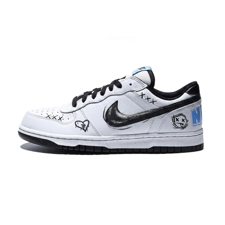 Nike Nike Big Skateboard Shoes Unisex Low Top Black/Blue