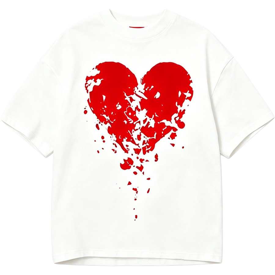 Vision Of Super T Shirts Unisex White Crew Neck Moderate Straight Fit