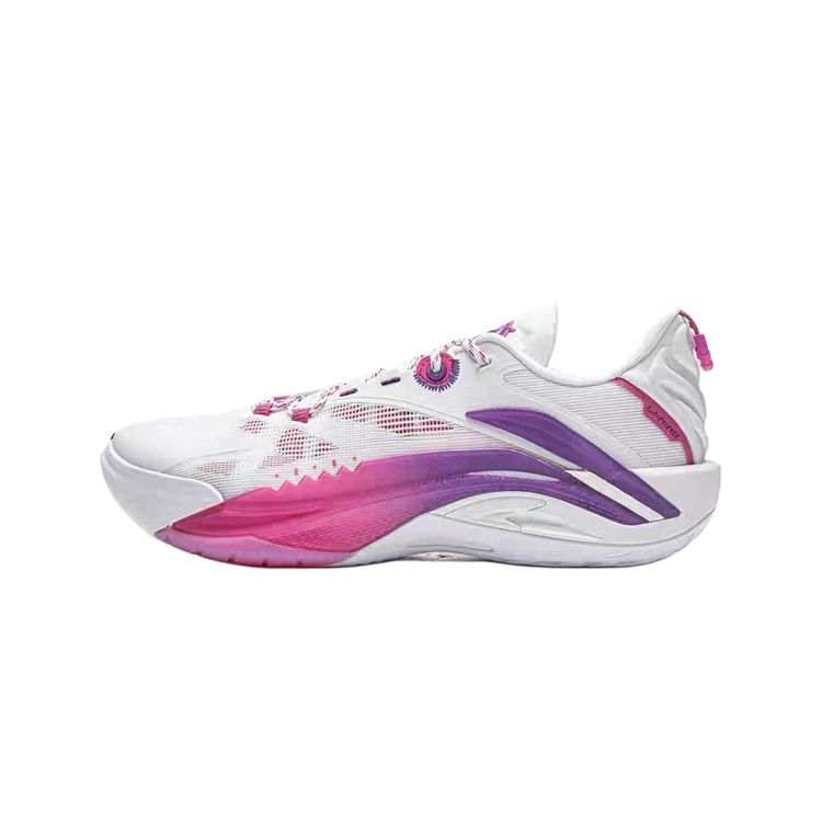 Li-Ning Li Ning Guerilla 1 Super TPU Low top Basketball Shoes Men's White Purple