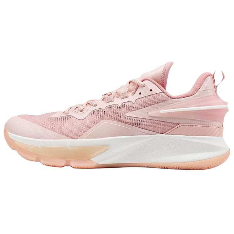 PEAK Abrasion Resistant Cushioning Low top Basketball Shoes Men's Pink