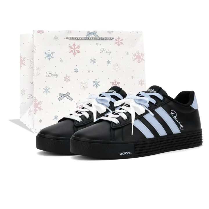Adidas Adidas Daily 4.0 Skateboard Shoes Unisex Low Top Black Blue White Multicolor