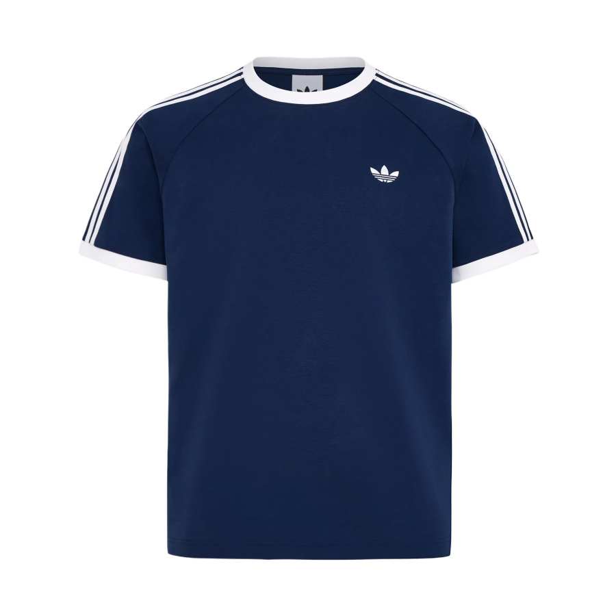 Adidas Originals T Shirts Men's Dark Indigo Crew Neck Moderate