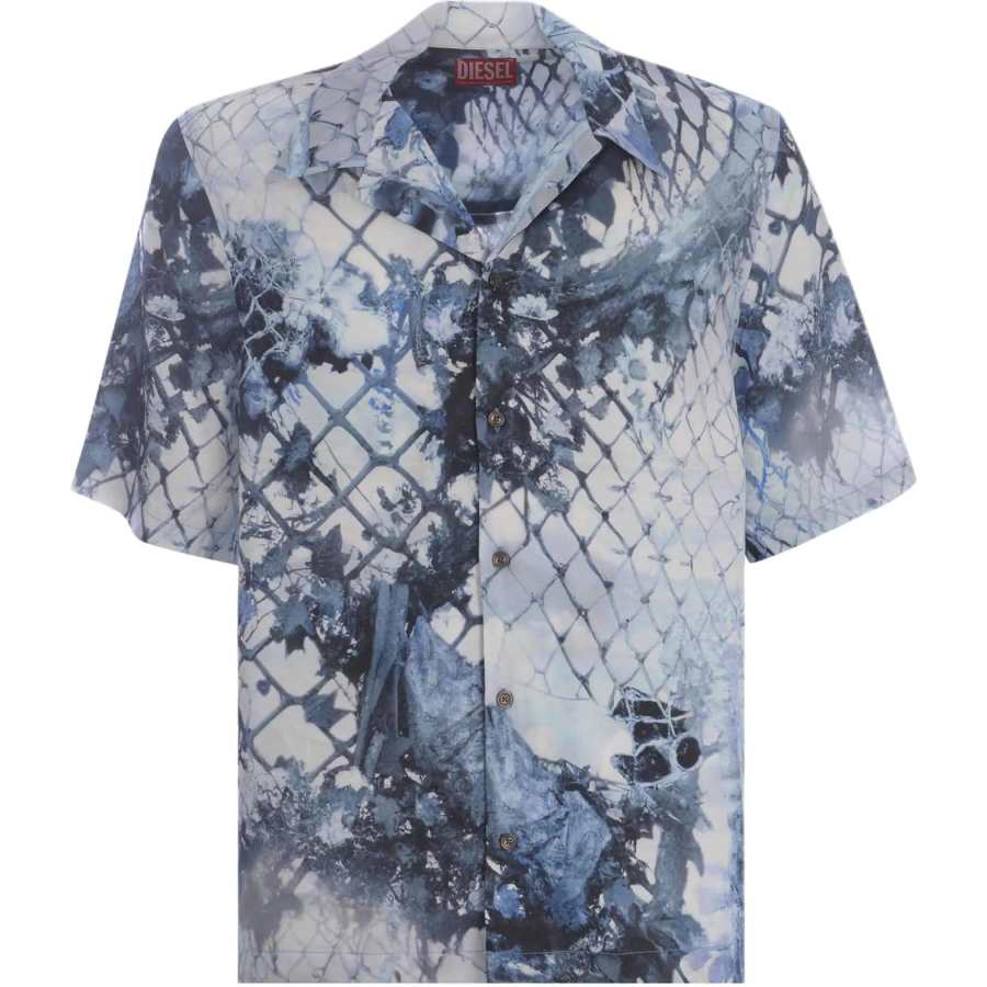 DIESEL DIESEL Graphic print Camp collar Shirt