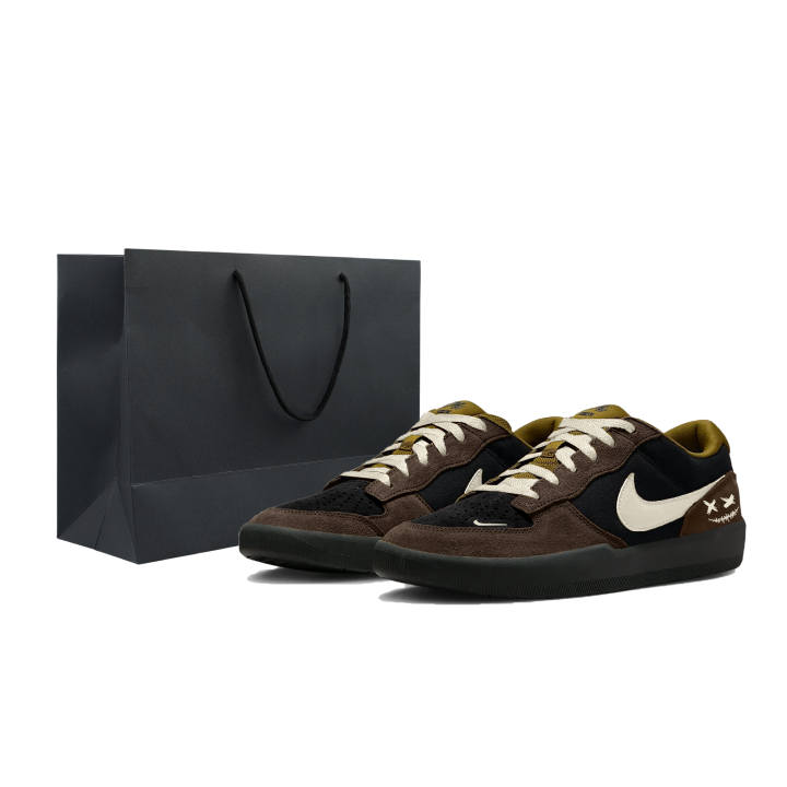 Nike Nike SB Force 58 Skateboard Shoes Unisex Low Top Brown/Beige
