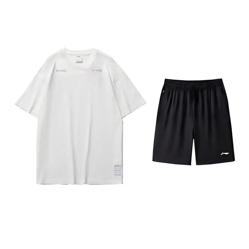 Li-Ning Li Ning Casual Sportswear Unisex Crew Neck Moderate
