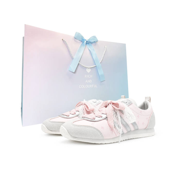 Adidas Adidas VS JOG 2.0 German Army Trainers Unisex Low Top Pink/Gray