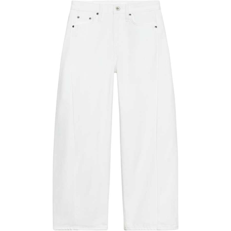 ZARA 520 Jeans Women's White Moderate Wide Leg Pants