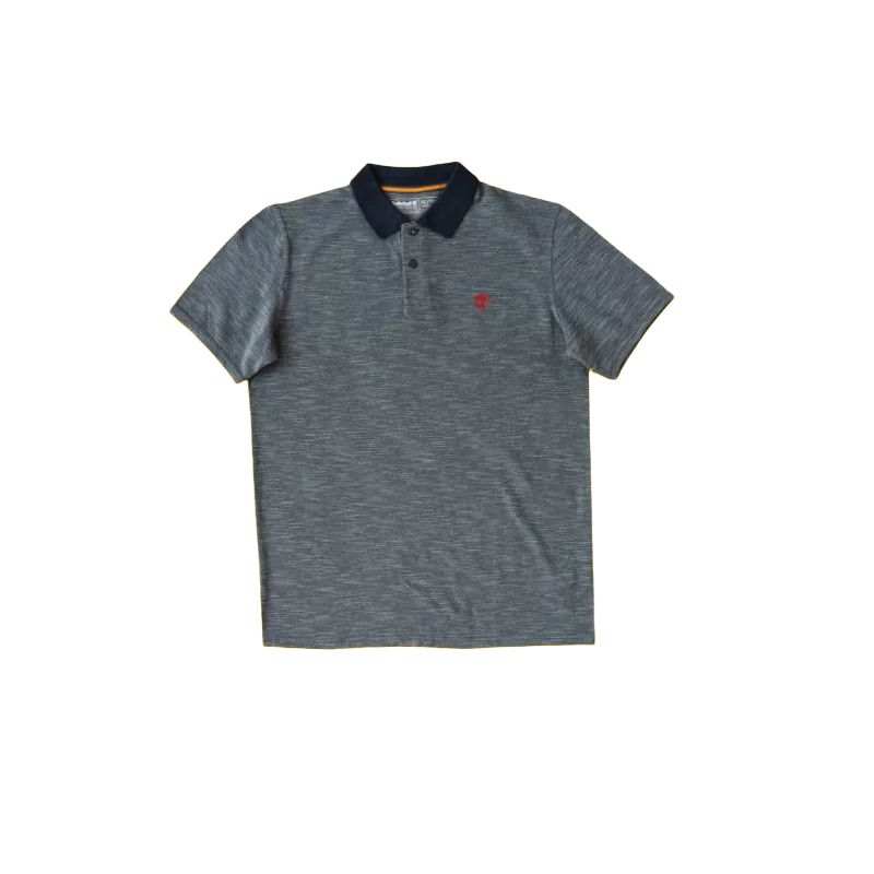 Timberland Polo Shirts Men's Navy Blue 433 Lapel Moderate Other