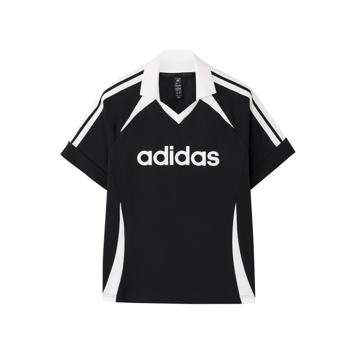 Adidas Adidas T Shirts Men's Black Lapel Moderate