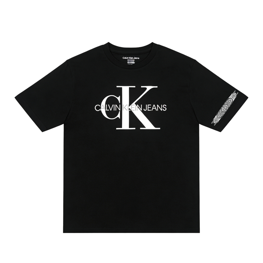Calvin Klein T Shirts Unisex Black Crew Neck Moderate