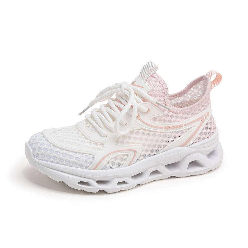WARRIOR Casual Shoes Women's Low Top White Green, White Blue, White Pink