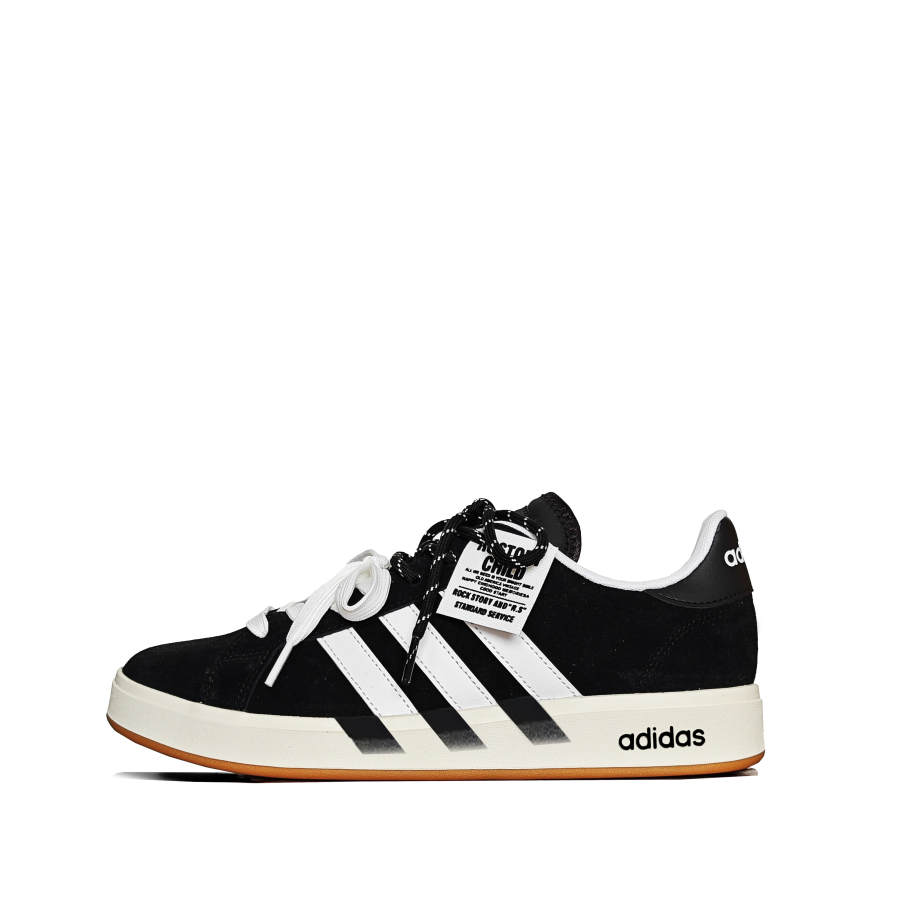 Adidas Adidas Grand Court Base 00s Skateboard Shoes Unisex Low Top Black White
