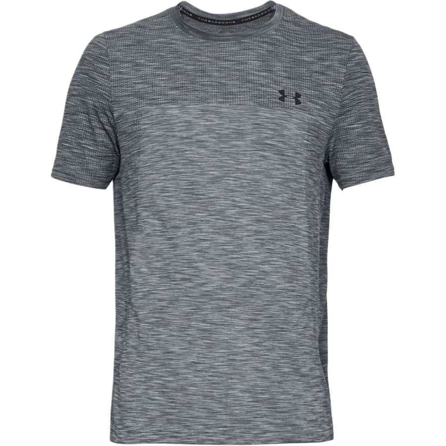 Under Armour T Shirts Men's Gray Crew Neck Moderate