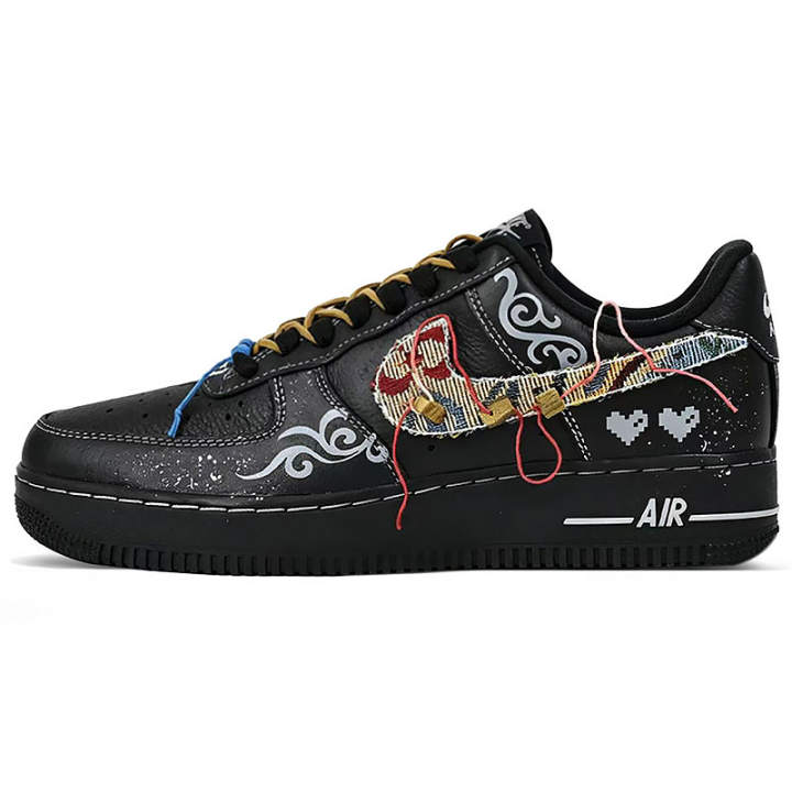 Nike Nike Air Force 1 Lv8 Skateboard Shoes Unisex Low Top Black