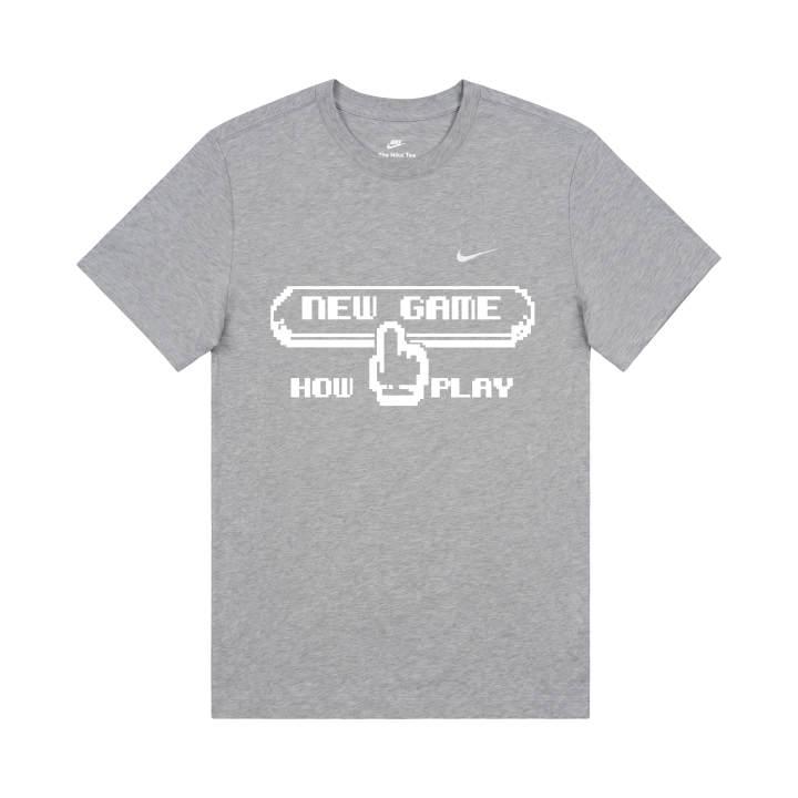 Nike Nike T Shirts Unisex Gray Crew Neck Moderate