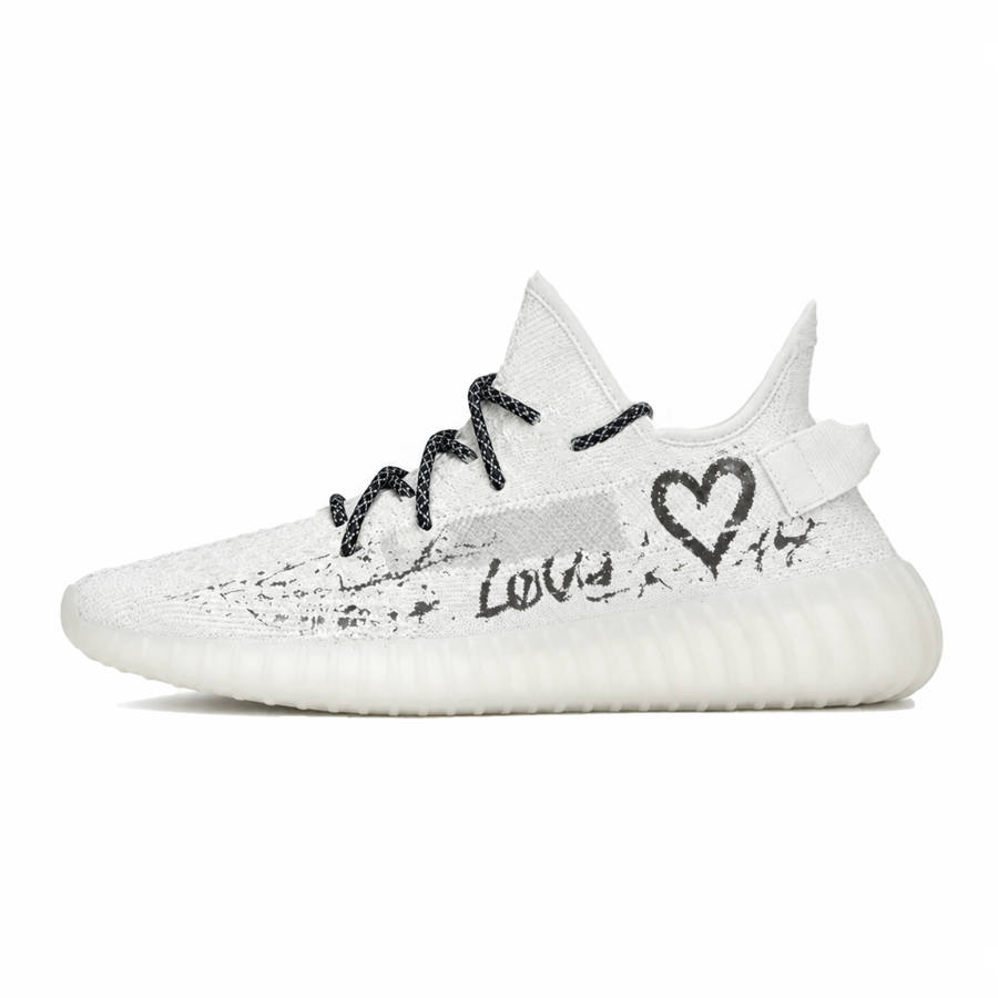 Adidas Originals Yeezy Boost 350 Casual Shoes Unisex Low Top Black