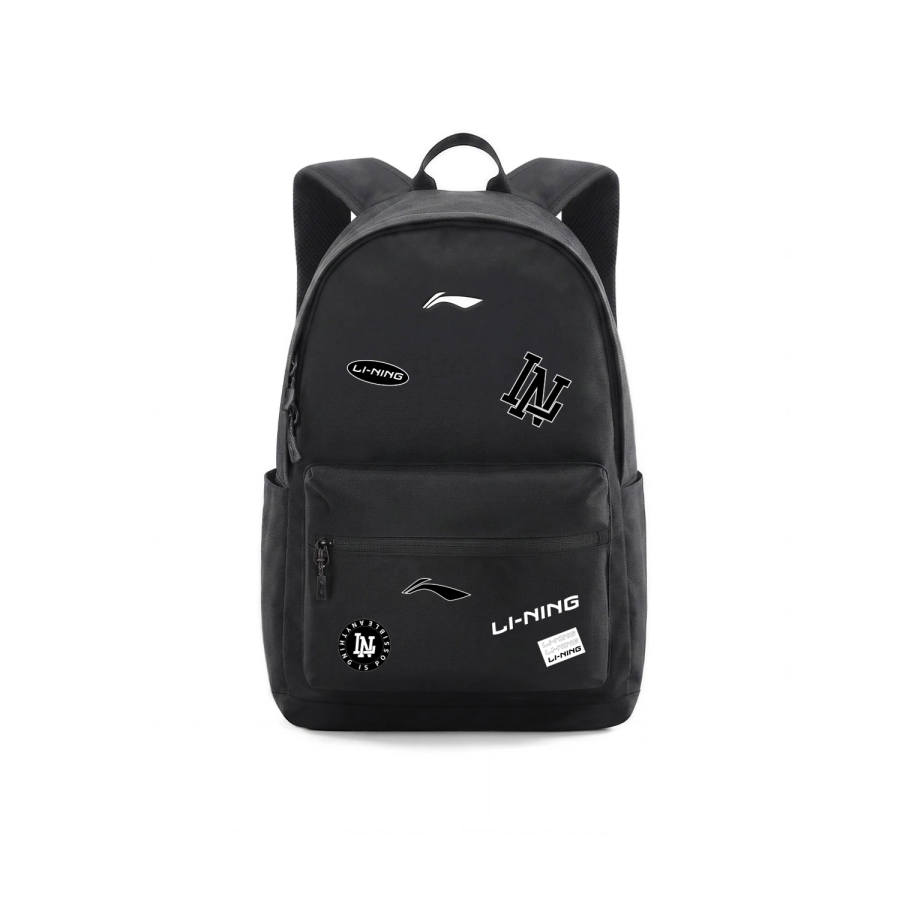 Li-Ning Li Ning Polyester Backpack Unisex Black