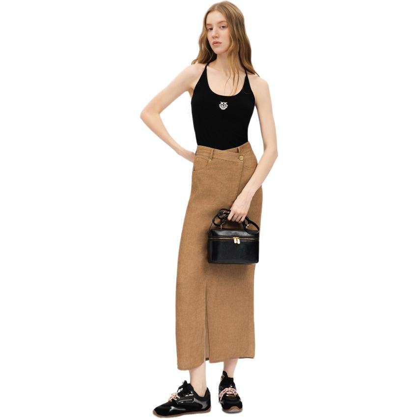 PINKO Camisoles Women's Black Crew Neck Moderate Other