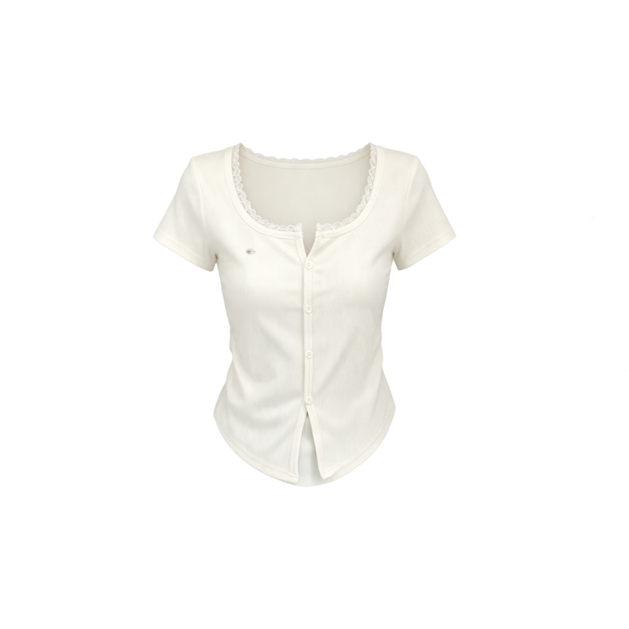 CPAURA T Shirts Women's Crew Neck Moderate Nipped In Waist