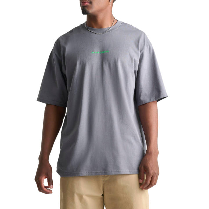 Jordan Jordan AJ13 T Shirts Men's Flint Gray Crew Neck Moderate