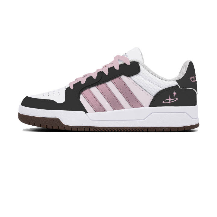 Adidas Adidas ENTRAP Skateboard Shoes Unisex Low Top White, Pink, Black
