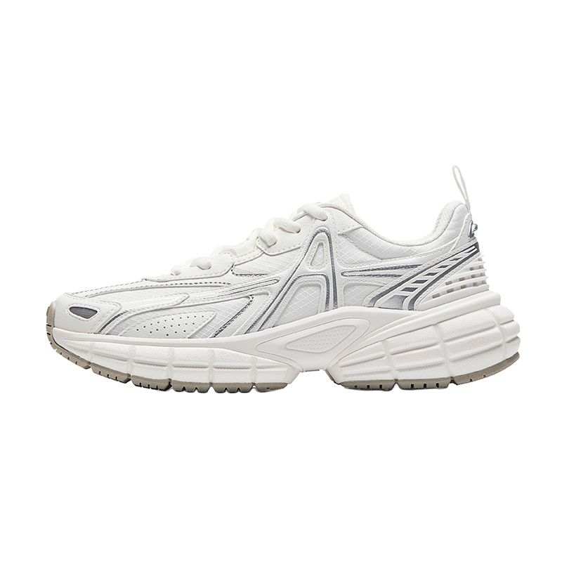 Anta Dawn Slip Resistant, Abrasion Resistant, Support, Height Increasing Low top Casual Shoes Women's Papyrus White