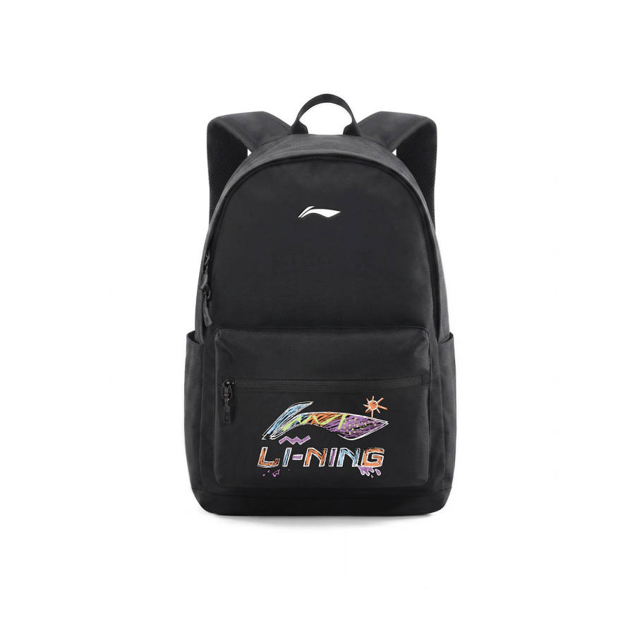Li-Ning Li Ning Polyester Backpack Unisex Black