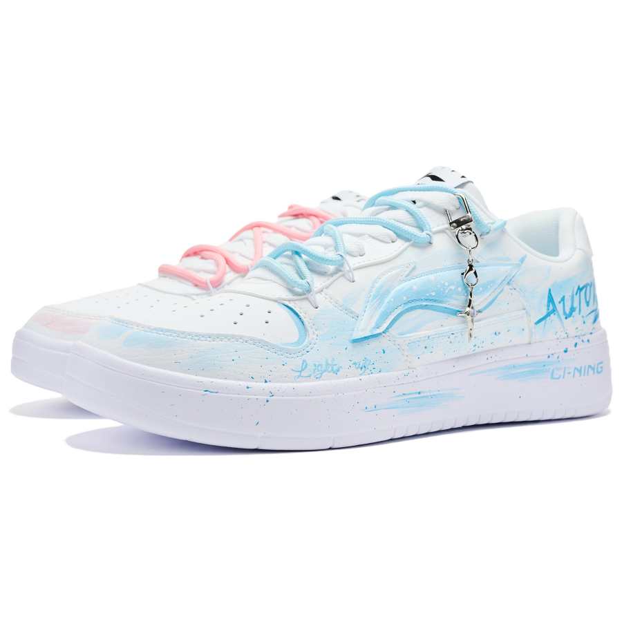 Li-Ning Li Ning Floating Boat Skateboard Shoes Men's Low Top White