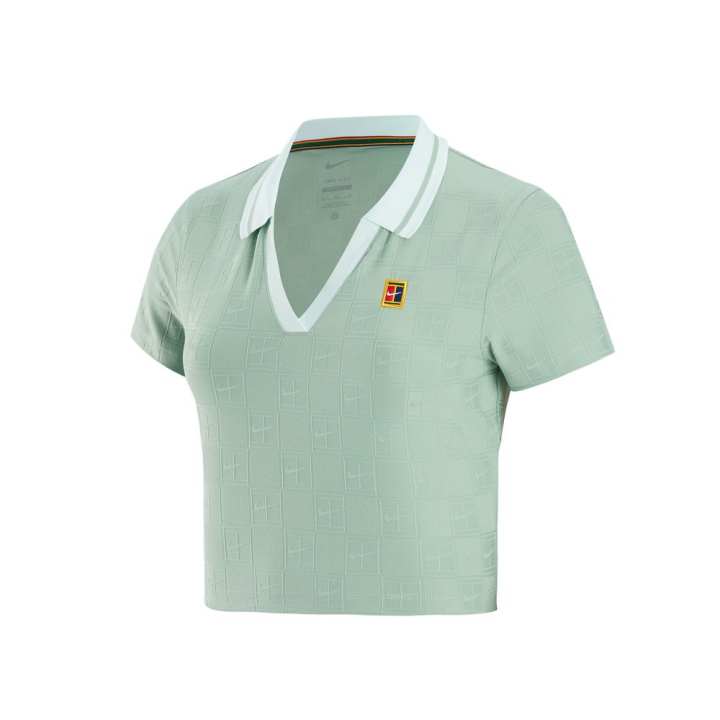 Nike Nike Polo Shirts Women's Green Lapel Moderate Other