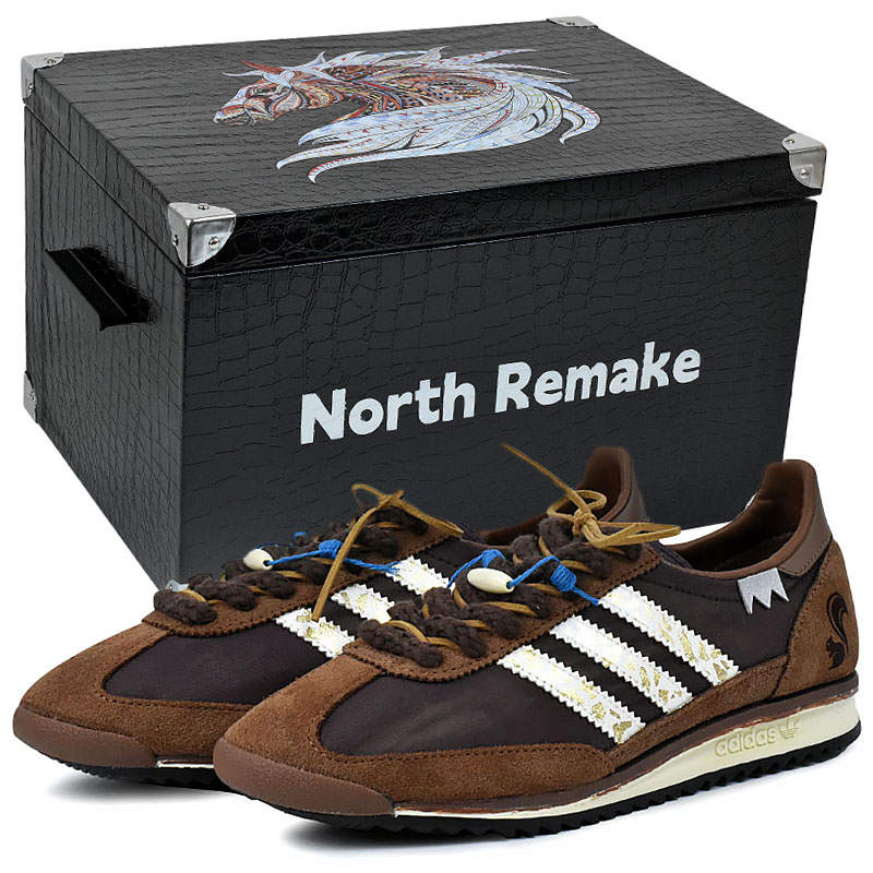 Adidas Originals SL 72 OG Casual Shoes Unisex Low Top Beige, Brown