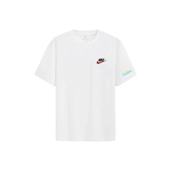 Nike Nike Sportswear T Shirts Unisex White Crew Neck Thin