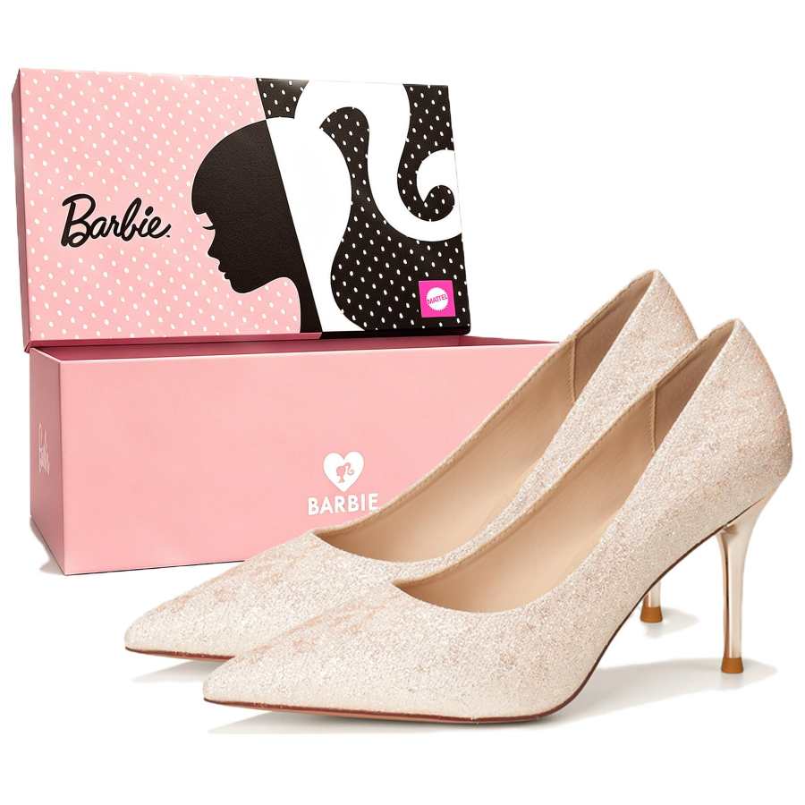 Barbie High Heels Women's Silver Champagne