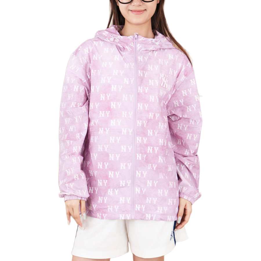 MLB Sun Protection Jackets Unisex 50PKP/Pink Hooded Non Detachable Thin