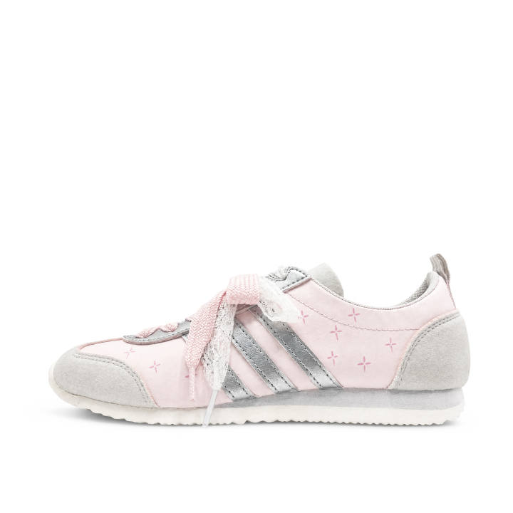 Adidas Adidas VS JOG 2.0 German Army Trainers Unisex Low Top Pink/Gray