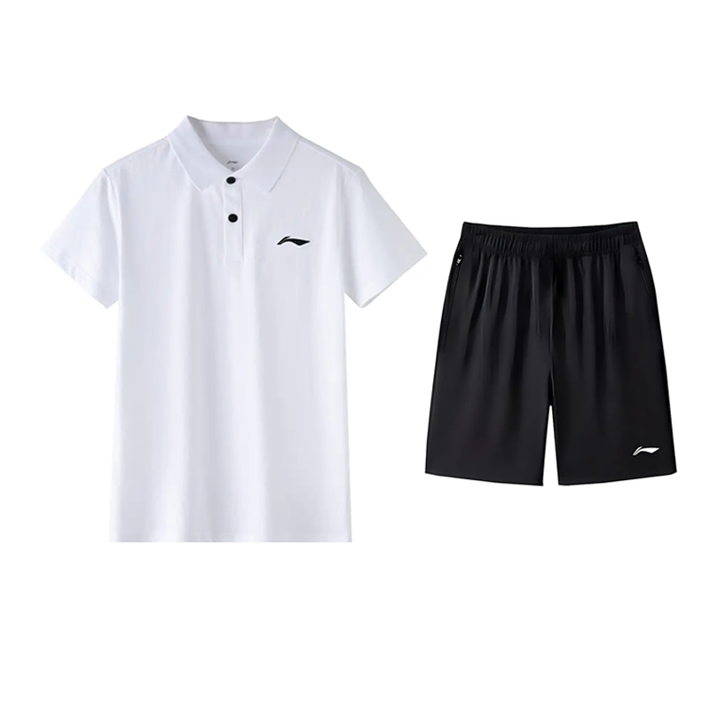 Li-Ning Li Ning Casual Sportswear Unisex Polo Collar Moderate