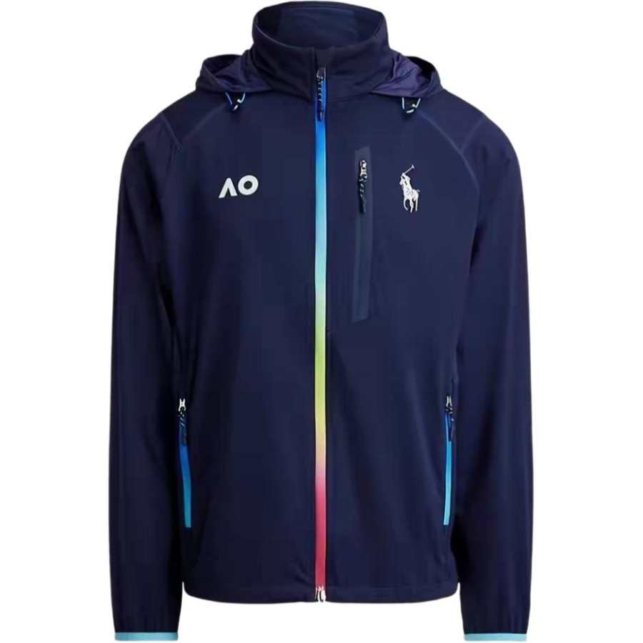 Polo Ralph Lauren Jackets Men's Marine Blue Hooded Detachable Moderate Straight Fit