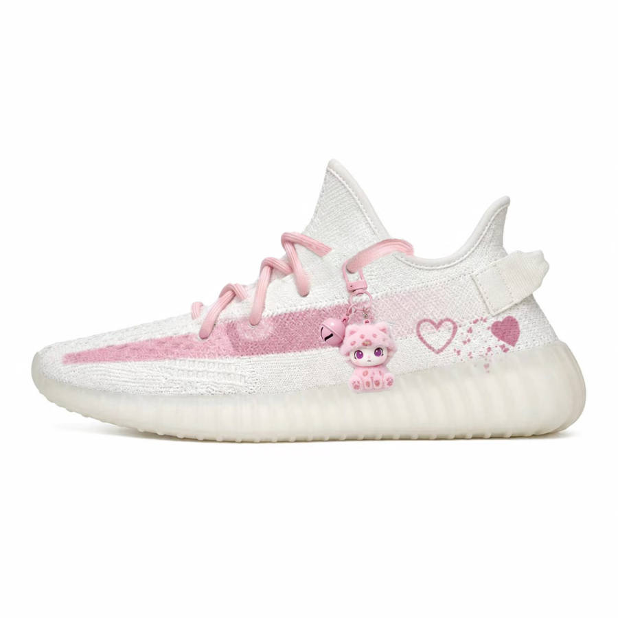 Adidas Originals Yeezy Boost 350 V2 Casual Shoes Unisex Low Top Pink