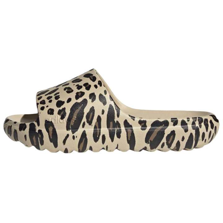 Adidas Adidas Adilette Lumia Slide Slippers Unisex Leopard Print Beige