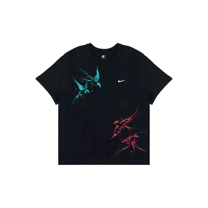 Nike Nike Sportswear T Shirts Unisex Black Crew Neck