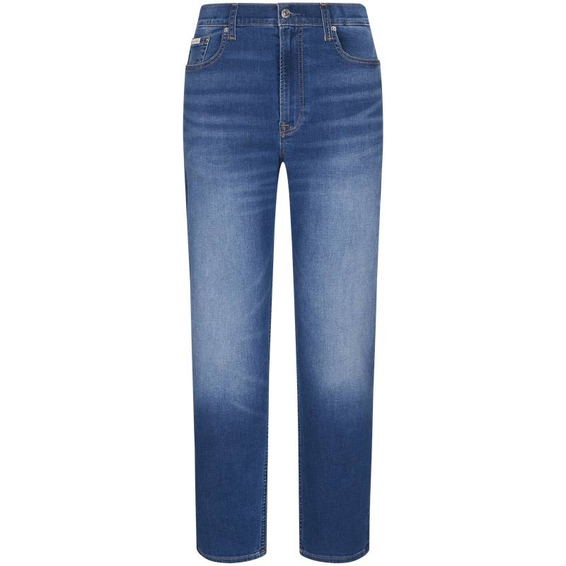 Calvin Klein Jeans Men's Y3L Gradient Washed Denim Blue Moderate Tapered Pants