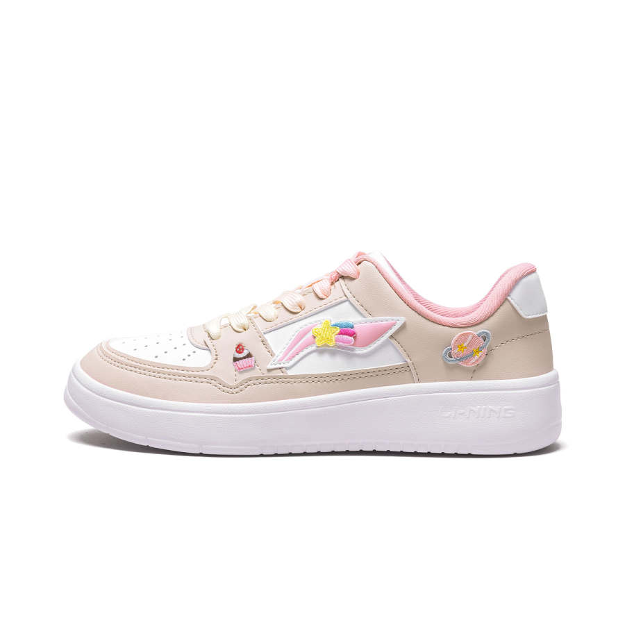 Li-Ning Li Ning January 1.0 Skateboard Shoes Women's Low Top Pink
