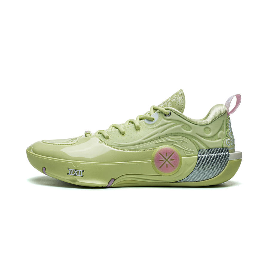 Li-Ning Li Ning WOW12 Low top Basketball Shoes Unisex Butterfly Pink Green