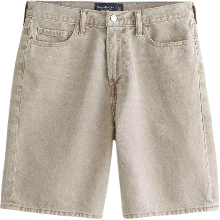 Abercrombie&Fitch Denim Shorts Men's Gray Green Moderate