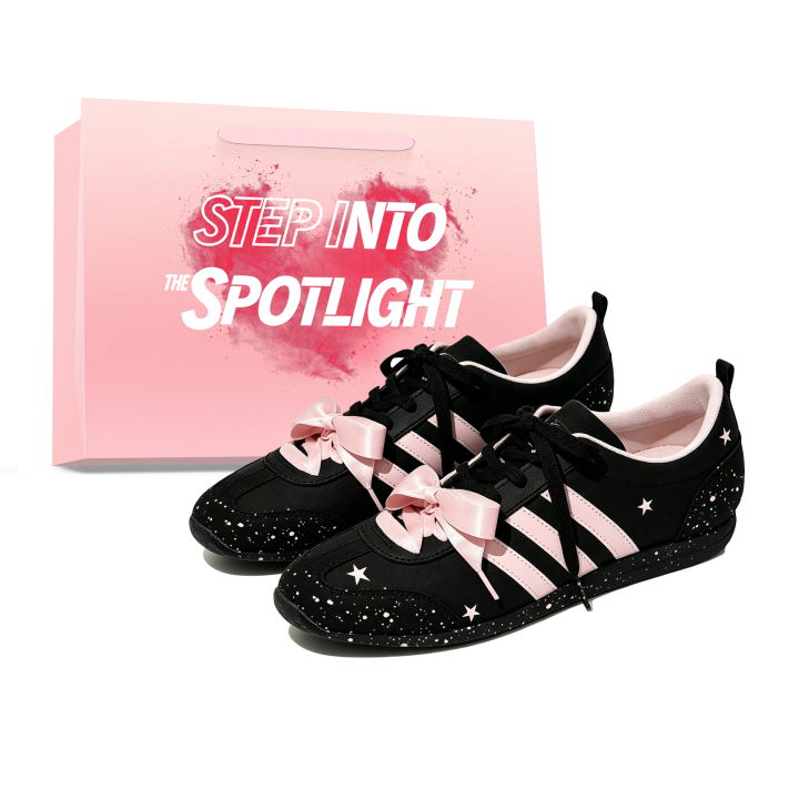 Adidas Adidas VS JOG 2.0 Casual Shoes Unisex Low Top Black Pink Multicolor