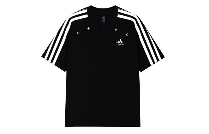 Adidas Adidas MUST HAVES T Shirts Unisex Black Crew Neck Thin