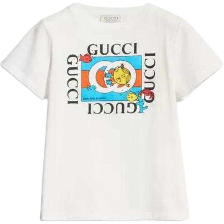 GUCCI Kids T Shirts Crew Neck Moderate