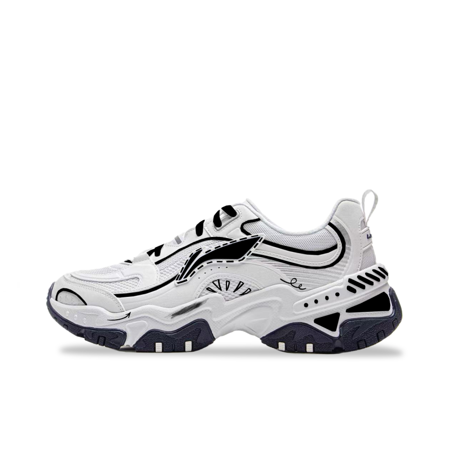 Li-Ning Li Ning Brown Sugar Casual Shoes Men's Low Top Black