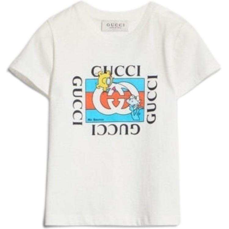 GUCCI Kids T Shirts Crew Neck Moderate