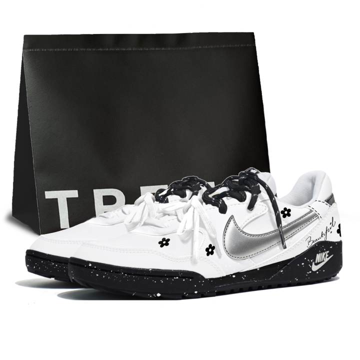 Nike Nike Terra Manta Casual Shoes Women's Low Top White Black Silver Colorway